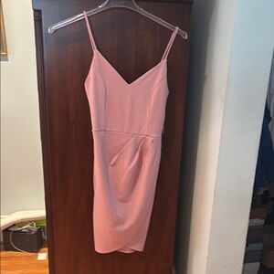 Lulu's Pink Spaghetti Strap Slip Dress